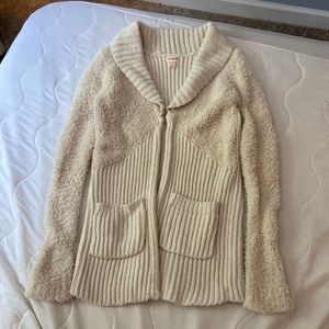 Cat and jack sparkly white/cream sweater